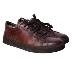 To Boot NY Adam Derrick Men's Brown Leather Low Top Lace Up Sneakers Size 9.5M